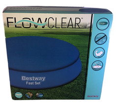 Bestway Flowclear #58415 Fast Set 13&#39;(3.96m) Swimming Pool Cover Blue-NEW-SHIP24 - £108.93 GBP