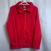 Adidas Fleece Jacket Women&#39;s Medium M Pink - $9.41