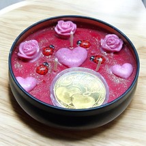 Radiant Love Candle - I love You Coin - Archangel Jophiel - $36.85