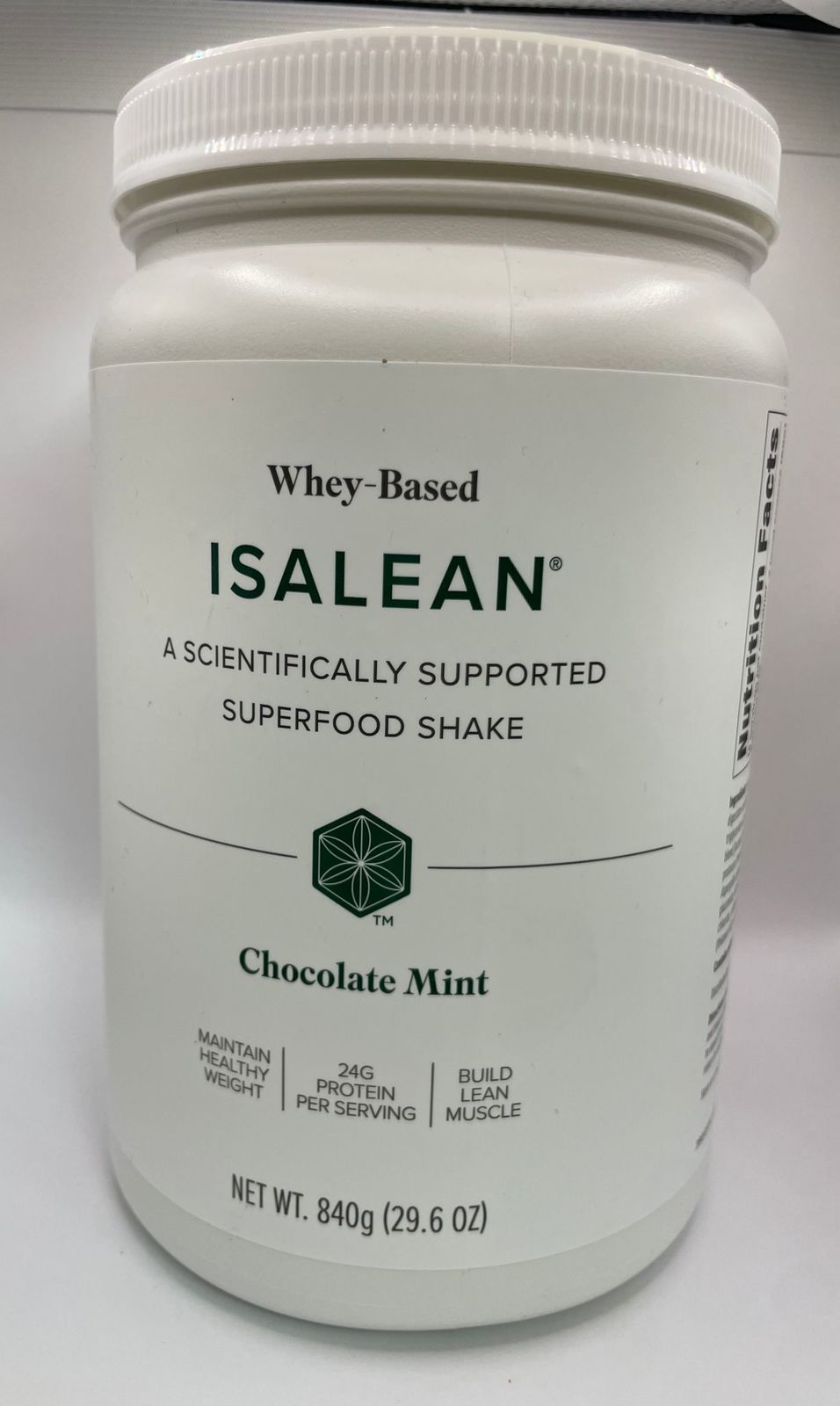 Primary image for Isagenix Isalean Shake Canister- CHOCOLATE MINT **FREE SHIP** exp 6/24
