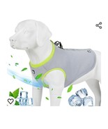 JUXZH Truelove Dog Cooling Vest Harness Cooler Jacket with Adjustable Zi... - £12.45 GBP