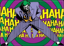 DC Comics Batman, Joker Comic Art Figure Laughing Refrigerator Magnet NEW UNUSED - £3.18 GBP