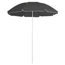 Garden Parasol Anthracite 100% polyester, steel 70.9 in arc length - $1,731.90 MXN