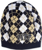 University of Pittsburgh Argyle Beanie Knit Cap - $186.63 MXN