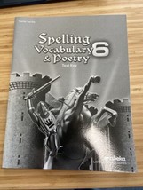Abeka Spelling Vocabulary &amp; Poetry 6 Test Key - $9.50
