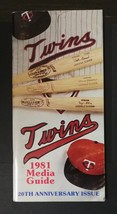 Minnesota Twins 1981 MLB Baseball Media Guide - £5.24 GBP