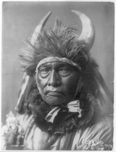 8&quot; x 10&quot; Photo Bull Chief-Apsaroke Man, Indian, July 6, 1908, Edward S C... - $16.95