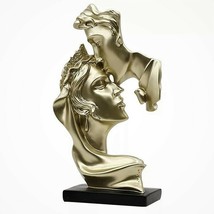LOVERS Nordic Abstract Modern Home Décor Romantic Figurine Sculpture Statue - £43.37 GBP