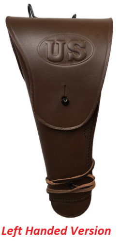 Leather US WW2 Style M1911 .45 Colt Utility Holster - Left Handed - Dark Brown - £27.68 GBP