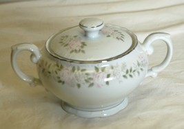 Sheffield Footed Covered Sugar Bowl Classic 501 Japan - $21.77