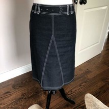 NWOT PHILOSOPHY di Alberta Ferretti Denim Skirt SZ IT 44/US 8 - £117.32 GBP