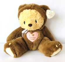 Cherished Teddies Plush Bear Grumps 790613 in Brown Bear Costume w/ Hear... - £33.35 GBP