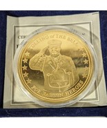Firefighter Tolling of Bell Gold Plated Coin Fallen Heroes American Mint... - $79.25