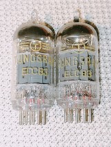 Matched pair of ECC83 / 12AX7 NOS Tungsram tubes - $68.76