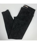 J BRAND MATTE BOA PYTHON Black Women’s Leggings Jeans Size 26 EUC - $739.31 MXN