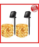 Creative 120 LED Solar Fairy Lights - Flexible Copper Wire for Indoor/Ou... - $38.55 CAD