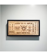 Personalized Wood Engraved Baseball or Softball Game Ticket Wall Art, Cu... - $29.39