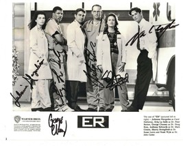 ER 1994 CLOONEY MARGULIES WYLE EDWARDS Signed 8x10 La Salle Stringfield ... - $299.00