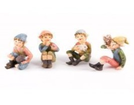 Miniature Fairy Garden Figurines Pixie Boys Assort - £16.38 GBP