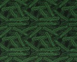 Cotton Pine Needles Nature Evergreen Trees Green Fabric Print by Yard D3... - $12.95