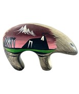 Hand-Painted Native American Style Pottery Bear Sculpture Signed 3.5” Long - $19.95