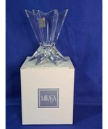 Mikasa Lead Crystal 6&quot; Candle Holder Galaxia Atomic Starburst Made in Ge... - £11.02 GBP