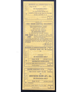 Vintage Maine Central Railroad MEC Coaches Ticket Unused Northern Maine ... - £9.63 GBP