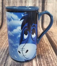 Disney Store Eeyore Pooh  Popular Pessimist Mug Coffee Cocoa Latte 16 oz Blue - £11.83 GBP