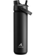 Insulated Water Bottle with Straw Stainless Steel Water Bottle, Leak-Pro... - $23.75