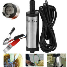 Electric Submersible Pump Stainless Steel Dc 12V Fr Water Oil Kerosene R... - $23.99