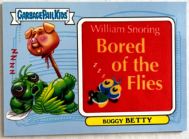 2022 Topps Garbage Pail Kids Bookworms BUGGY BETTY 5a Patch Card 134/199 GPK - £29.54 GBP