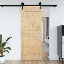 vidaXL Door NARVIK 27.6&quot;x82.7&quot; Solid Wood Pine - $3,000.65 MXN