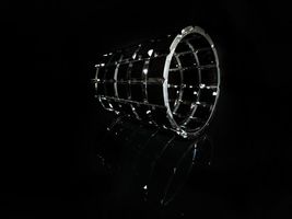 Faberge Metropolitan Black Crystal ice  Bucket NIB image 12
