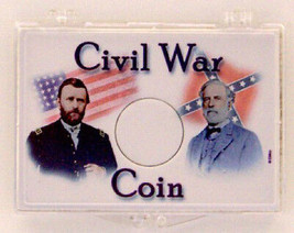 Civil War Generals - Coin 2x3 Snap Lock Coin Holder, 3 pack - $8.98