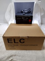 New, ELC T-1000 1000 Watt/Voltage Converter Transformer Step Up/Down 110V/220V - £40.42 GBP