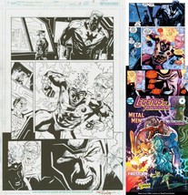 Gerry Conway Firestorm Legends of Tomorrow #4 Pg. 4 Original Art Eduardo Pansica - $257.39