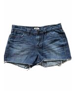 J. Crew Factory Shorts Women’s Mid Rise Cutoff Raw Hem Size 0 Pockets Blue - $15.17 CAD