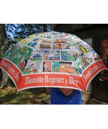 Vintage Newspaper Comic Strip Umbrella Danville Va Register &amp; Bee Good Q... - £31.13 GBP