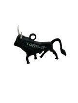 Vintage 2” Torres Black Bull Sangre De Toro Spain Wine Bottle Charm - £5.34 GBP