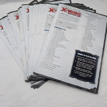 Lot Of (33) Star Wars X-Wing Miniatures Game Rules/Component List - £20.84 GBP