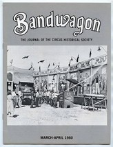 BANDWAGON Journal of the Circus Historical Society March Apr 1980 Ringling Bros - £9.51 GBP