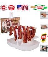 Compact Microwave Bacon Cooker - Crispy Bacon in Minutes, BPA-Free Plastic - $46.14 CAD