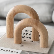 Wood Arch Decorative Objects - Suitable For Coffee Table Decor, Neutral ... - $44.94