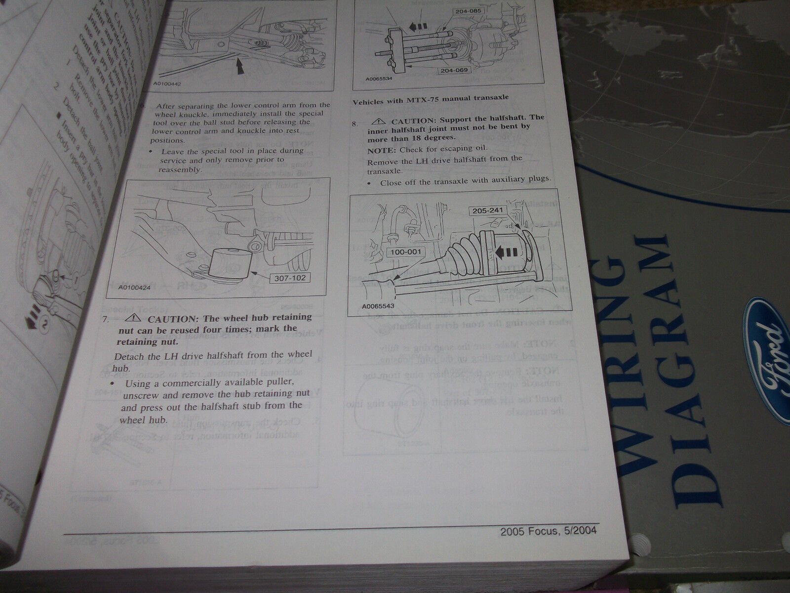 2005 FORD FOCUS Service Repair Shop Manual FACTORY OEM Set W