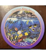 Christian Riese Lassen Eternal Rainbow Sea 24&quot; Round Jigsaw Puzzle 750 P... - $20.83 CAD