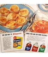 1952 Karo Syrup Advertisement Silver Dollar Bisquick Pancakes Breakfast ... - $29.99