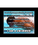 Inspirational Swimming Motivation Quote Poster Print SWIMMER Swim Wall A... - $22.99+