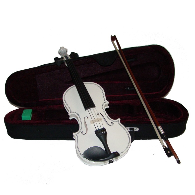 Merano 3/4 Violin ,Case, Bow ~ White - $99.99