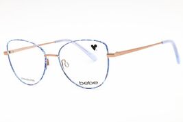 Bebe BB5207 422 Blue Floral Eyeglasses New Authentic - $25.71