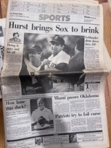 September 28 1986 Boston Globe Sports Section Boston Red Sox ALCS vs Toronto - $17.50